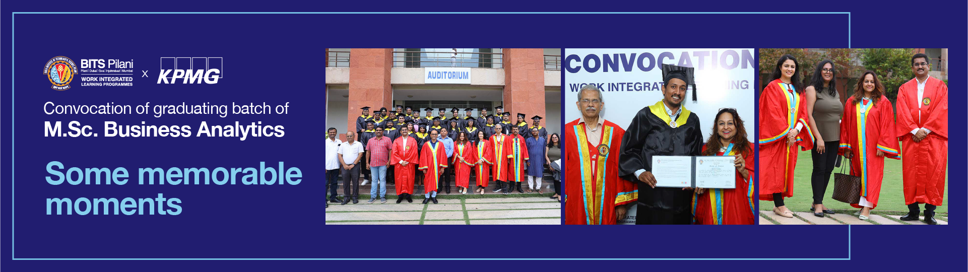 Celebrating Academic Excellence | BITS Pilani WILP in Collaboration with KPMG